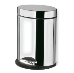 Stilhaus овальный контейнер для мусора - 3 литра цвет полированная сталь 802.3LOVALE(55)