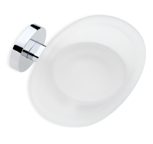 Stilhaus Diana настенная стеклянная мыльница цвет хром DI09(08)