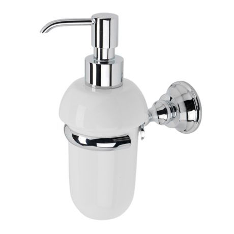 Stilhaus Smart настенный керамический дозатор цвет бронза - белая керамика SM30(25-BI)