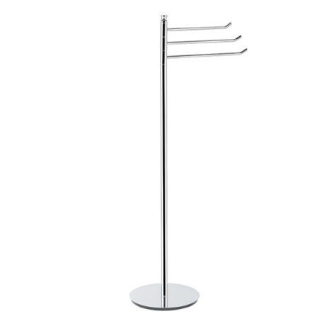 Stilhaus Hashi стойка: 3 полотенцедержателя цвет белый матовый 1123/3(24)