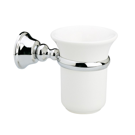 Stilhaus Smart настенный керамический стакан цвет бронза - белая керамика SM10(25-BI)