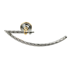 Stilhaus Giunone полотенцедержатель - полукольцо цвет хром - золото G07(02)