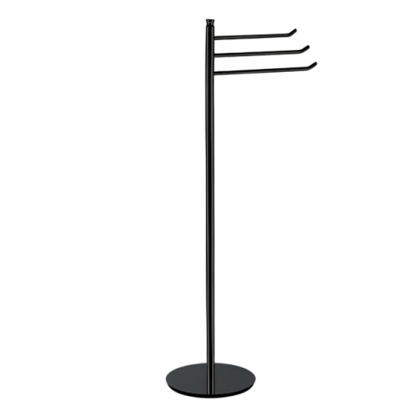 Stilhaus Hashi стойка: 3 полотенцедержателя цвет чёрный матовый 1123/3(23)