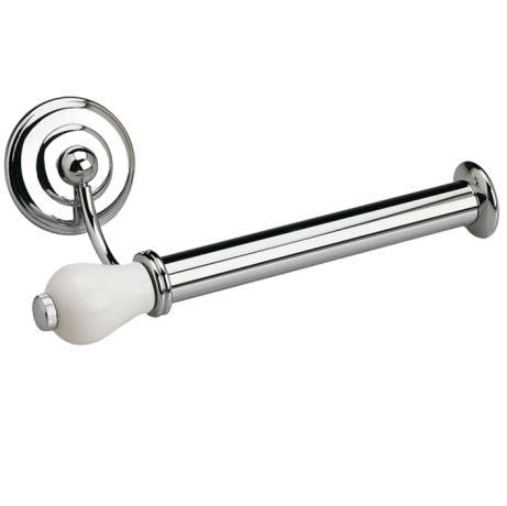 Stilhaus Nemi бумагодержатель цвет хром - белая керамика N11(39)