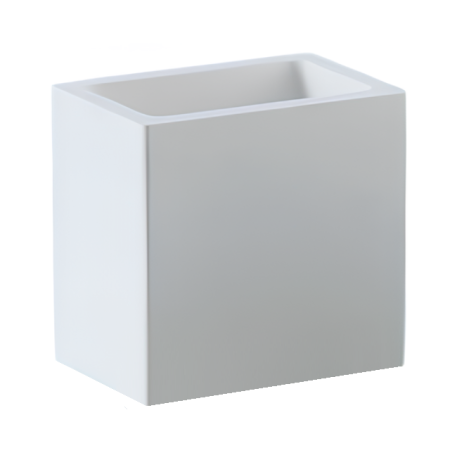 Stilhaus Rettangolo, настольная стакан, цвет белый