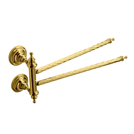 Stilhaus Giunone полотенцедержатель двойной поворотный цвет золото G16(16)