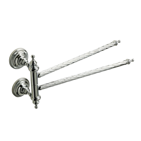 Stilhaus Giunone полотенцедержатель двойной поворотный цвет хром G16(08)