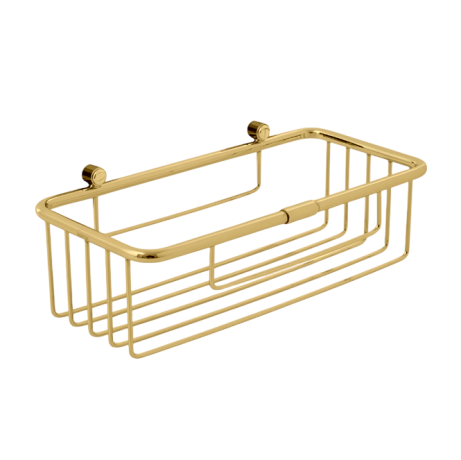 Stilhaus решётка в ванную 1-уровневая прямоугольная длина 25 см цвет золото D15(16)