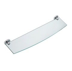 Stilhaus Diana стеклянная полка цвет хром DI04(08)
