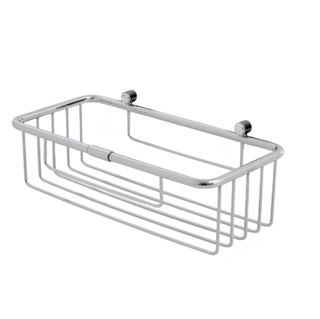 Stilhaus решётка в ванную 1-уровневая прямоугольная длина 25 см цвет хром D15(08)