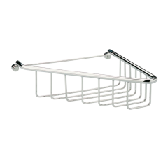 Stilhaus решётка в ванную 1-уровневая угловая высота 5 см цвет хром 571(08)