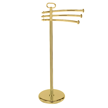 Stilhaus Elite стойка: 3 полотенцедержателя цвет золото EL19(16)