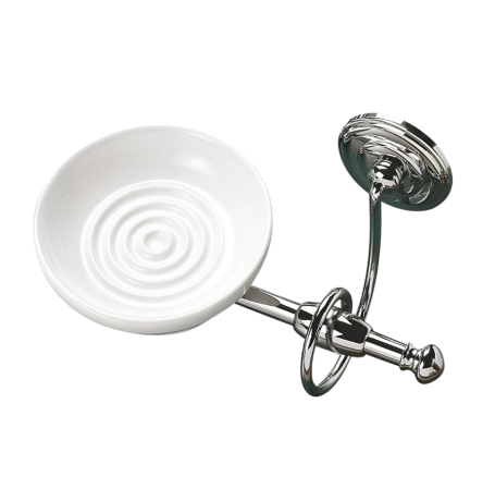 Stilhaus Idra настенная керамическая мыльница цвет бронза - белая керамика I09(25-BI)