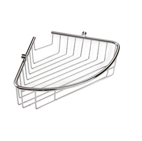 Stilhaus решётка в ванную 1-уровневая угловая высота 7 см цвет хром 952(08)