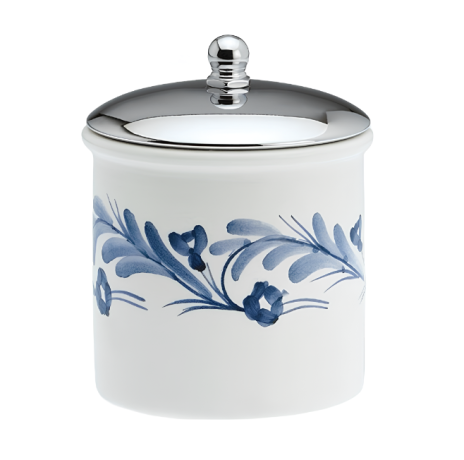 Stilhaus Nemi настольный керамический контейнер цвет хром - керамика декорированная 745(40)