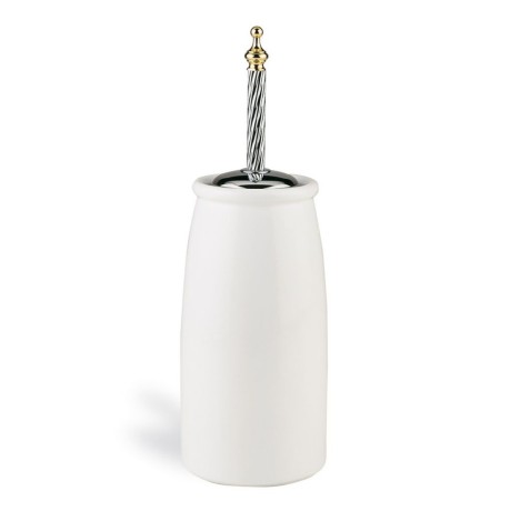 Stilhaus Giunone напольный керамический ёрш цвет хром - золото G12A(02)