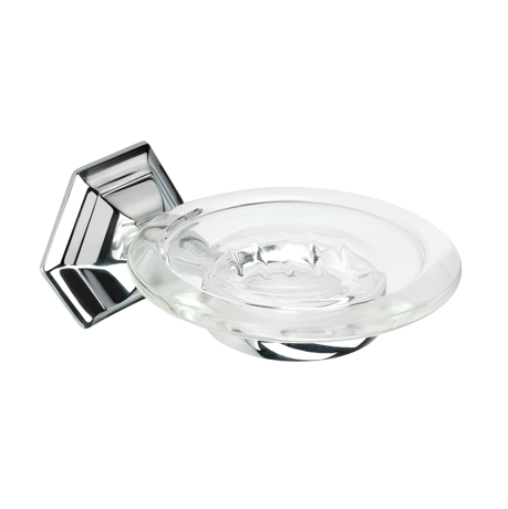 Stilhaus Marte настенная стеклянная мыльница цвет бронза MA09(25)