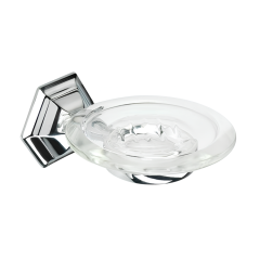 Stilhaus Marte настенная стеклянная мыльница цвет бронза MA09(25)