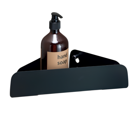 Stilhaus, угловая полка из нержавеющей стали 316, винтовое крепление, цвет черный матовый