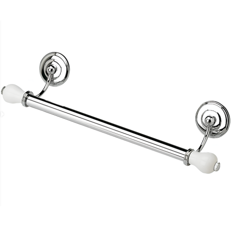 Stilhaus Nemi полотенцедержатель длина 43 см цвет хром - белая керамика N06(39)